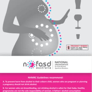 Alcohol free pregnancy poster