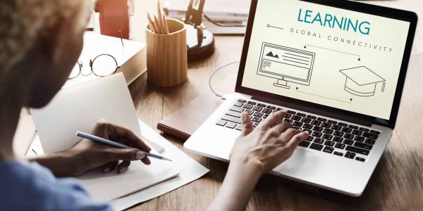 Learning Global Connectivity Technology Graphic Concept